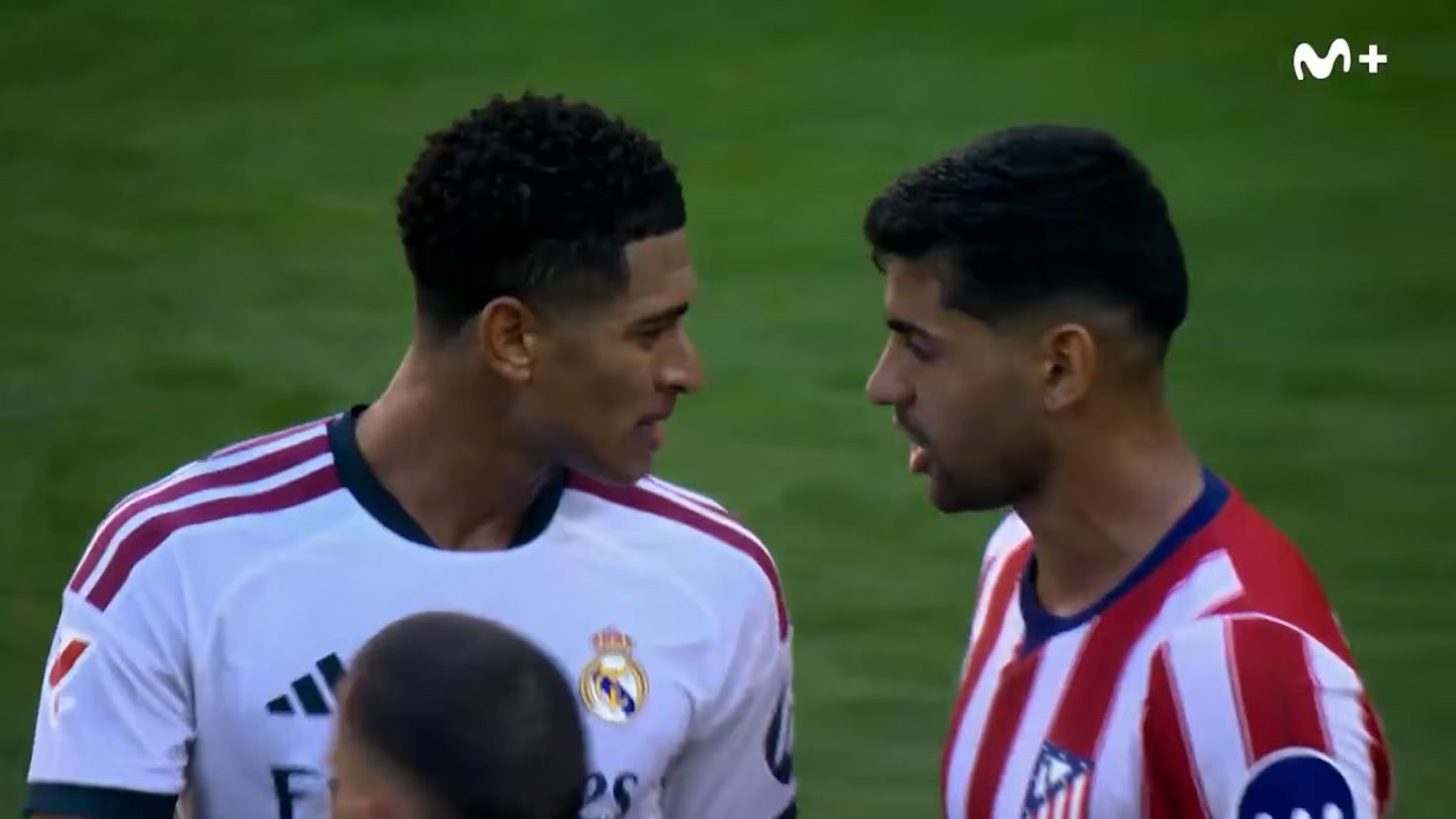 El momento más caliente entre Bellingham al Cuti Romero tras el pisotón: Messi, a escena