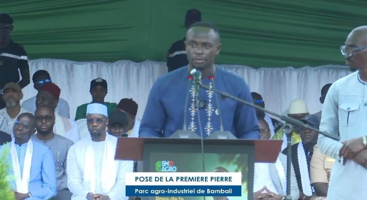 Mané investit 11,7 milliards de francs CFA pour l'agriculture dans sa ville natale et publie une vidéo de l'inauguration sur les réseaux sociaux