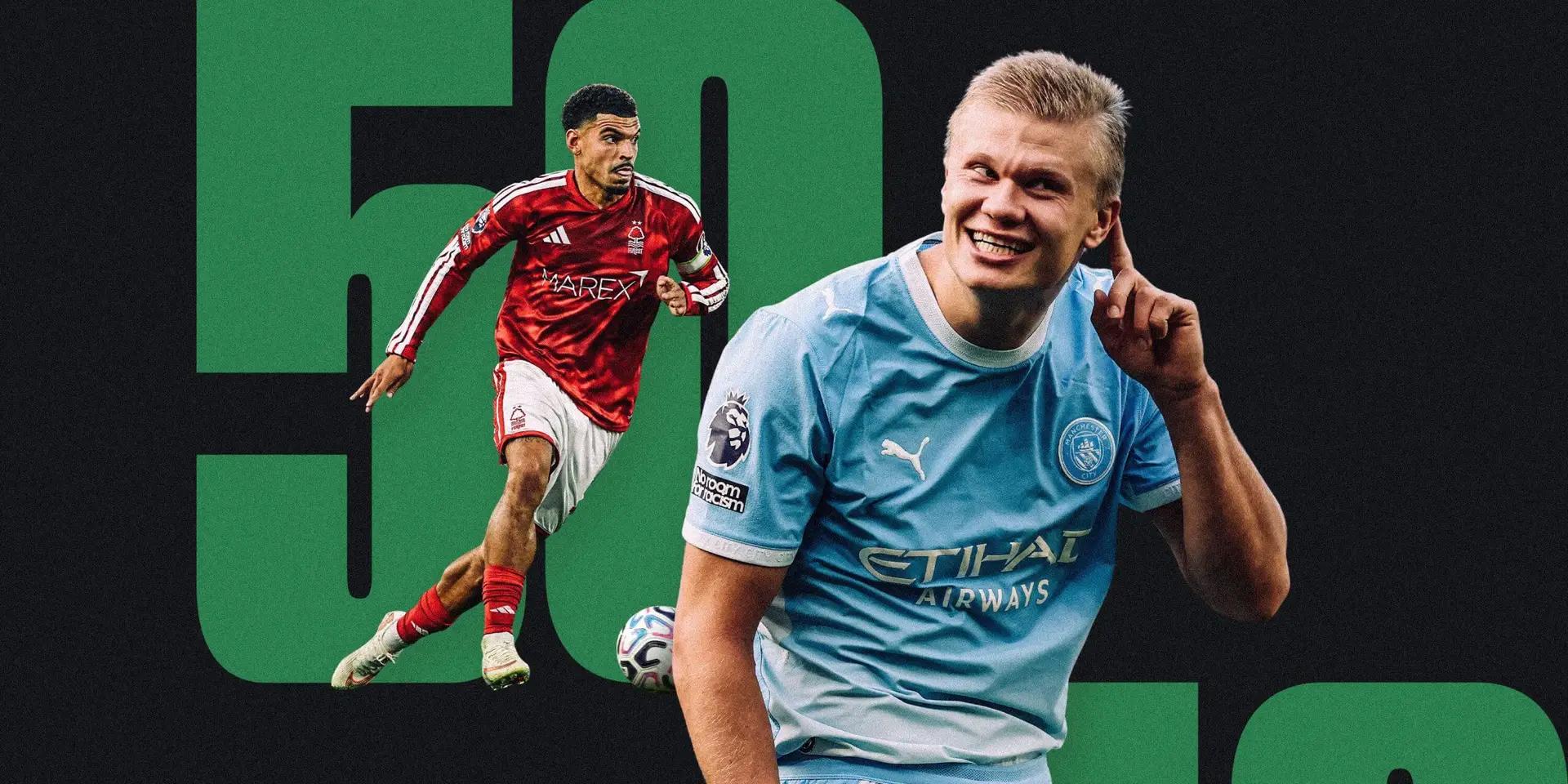 The Athletic clasifica a los 50 mejores jugadores de la Premier League: Haaland primero y varios del Arsenal entre los seleccionados
