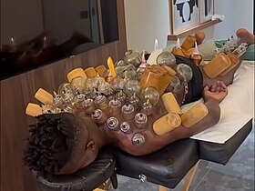 Man United flop shows off bizarre recovery method which involves using FIRE to aid his recovery