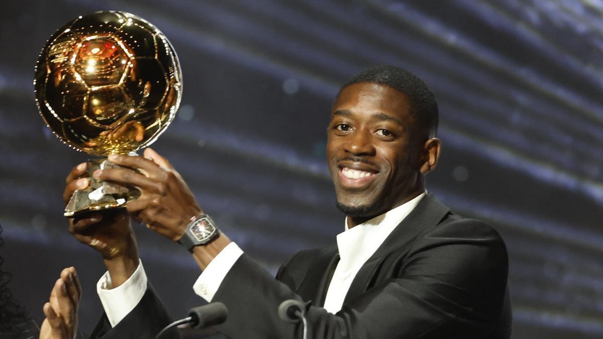 Sport: Dembélé poste une photo du Ballon d'Or avec des paroles qui alimentent les spéculations
