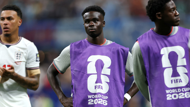 Saka: Scars still remain from England's World Cup defeat to Argentina