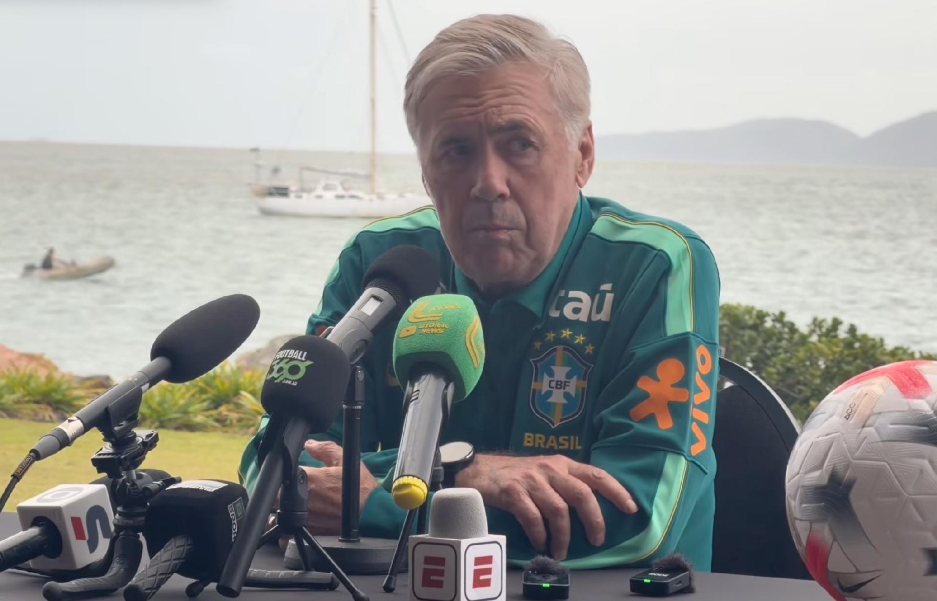 Ancelotti : Estêvão est très important pour l'équipe du Brésil ; cette trêve internationale est une opportunité pour les jeunes joueurs