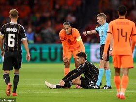 Arsenal suffer injury blow as Kai Havertz is forced off in first half of Germany's clash with the Netherlands