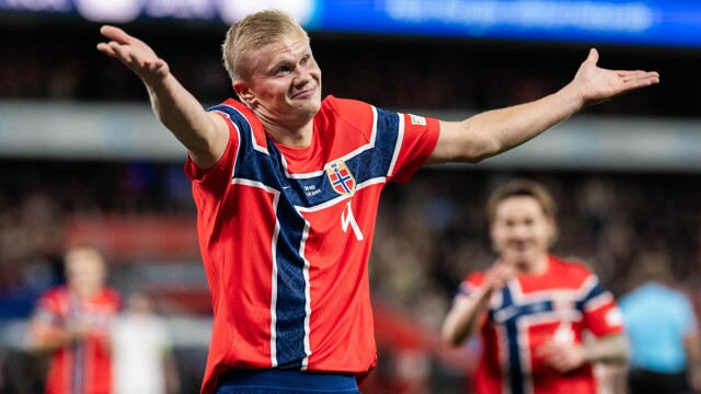 Norway 3-2 Denmark: Haaland nets brace to secure 3 points at home