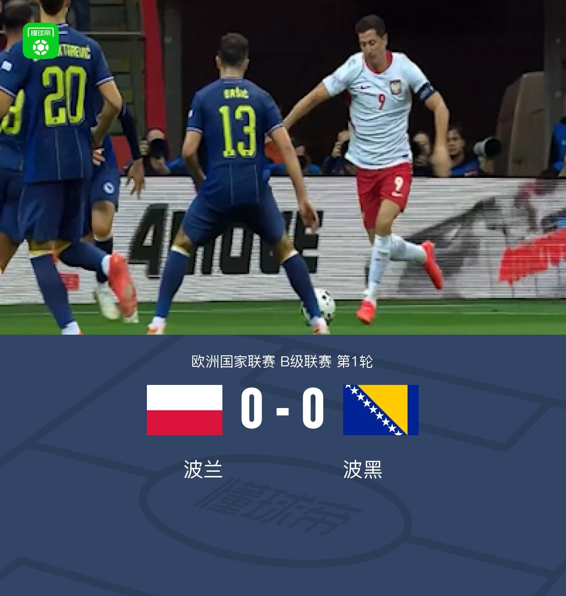 폴란드-보스니아헤르체고비나 0-0 무승부, 보스니아헤르체고비나 골 취소