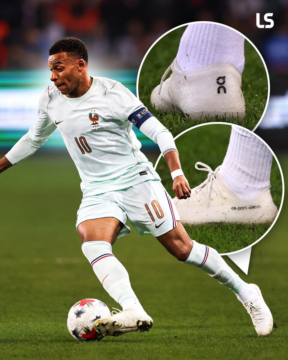 Mbappé estreia chuteiras On e se lesiona em seu primeiro jogo com o novo calçado