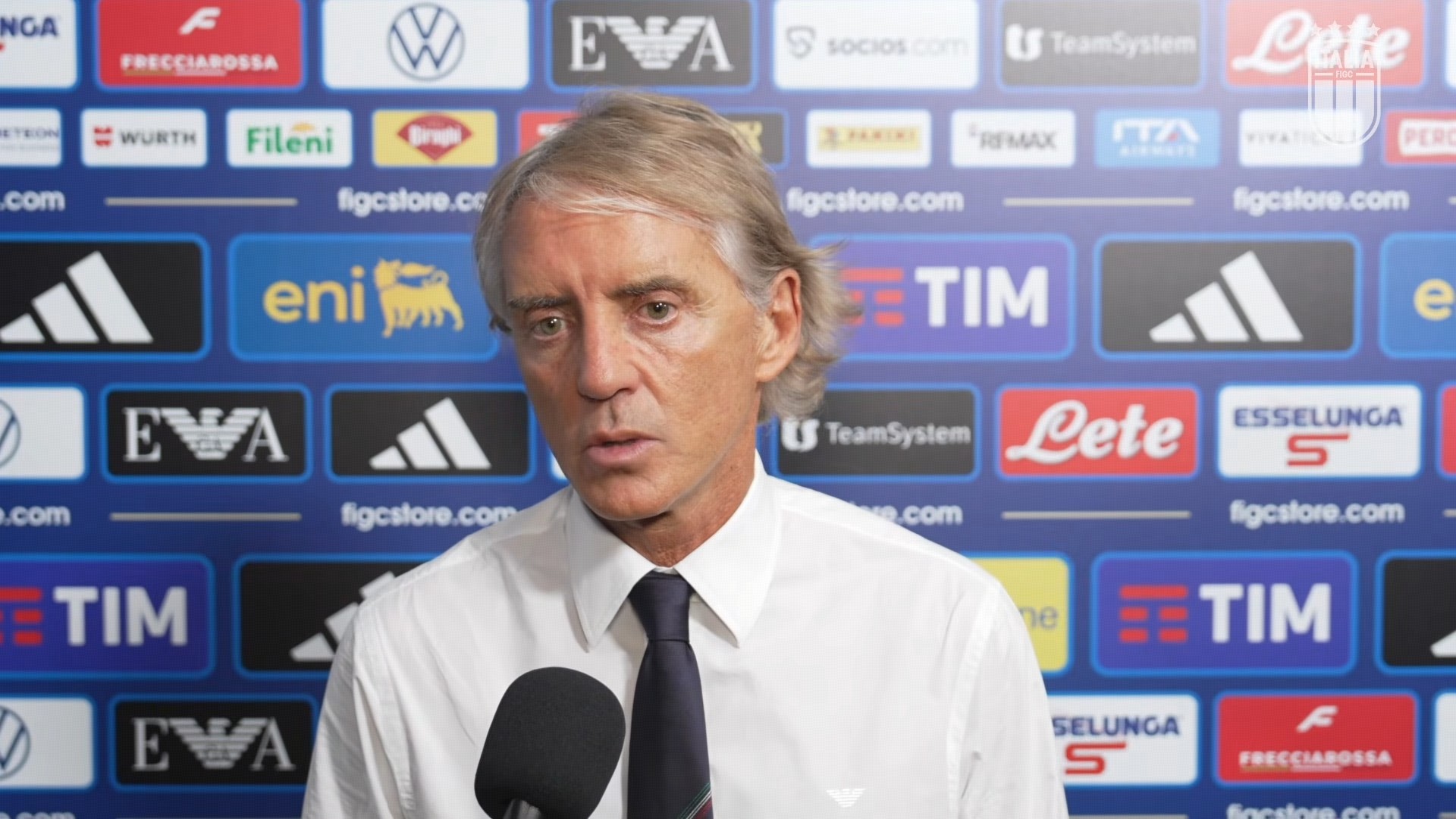 Mancini : Les 25 premières minutes de la seconde période étaient bien meilleures, mais le but encaissé ensuite a scellé notre défaite