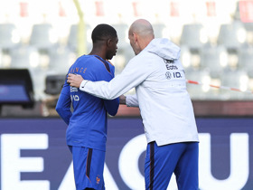 Zidane backs Dembele to lead France in Mbappe's absence