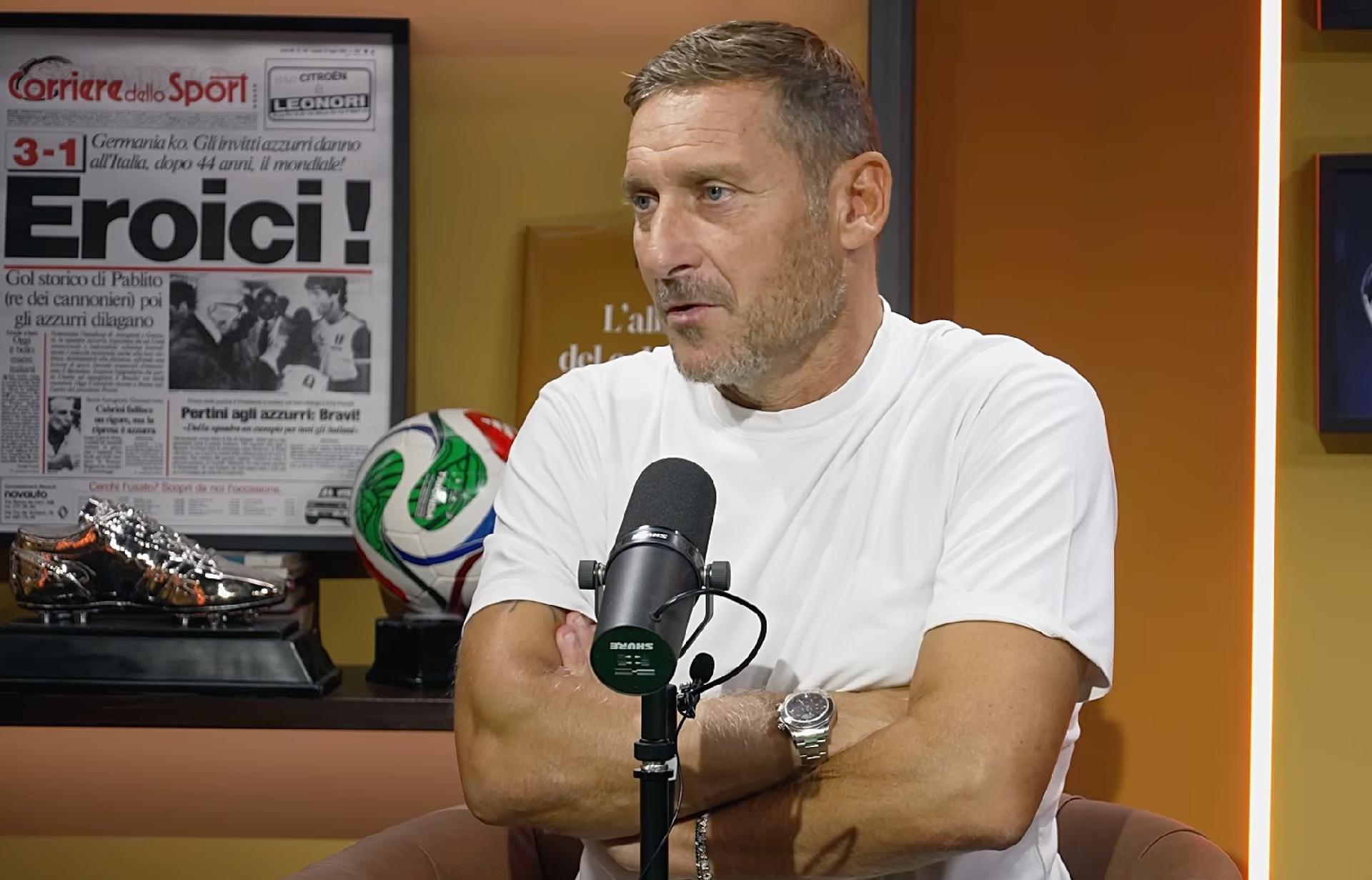 Totti: Non mi vanto, ma ho dato un grande contributo alla vittoria dell'Italia ai Mondiali del 2006