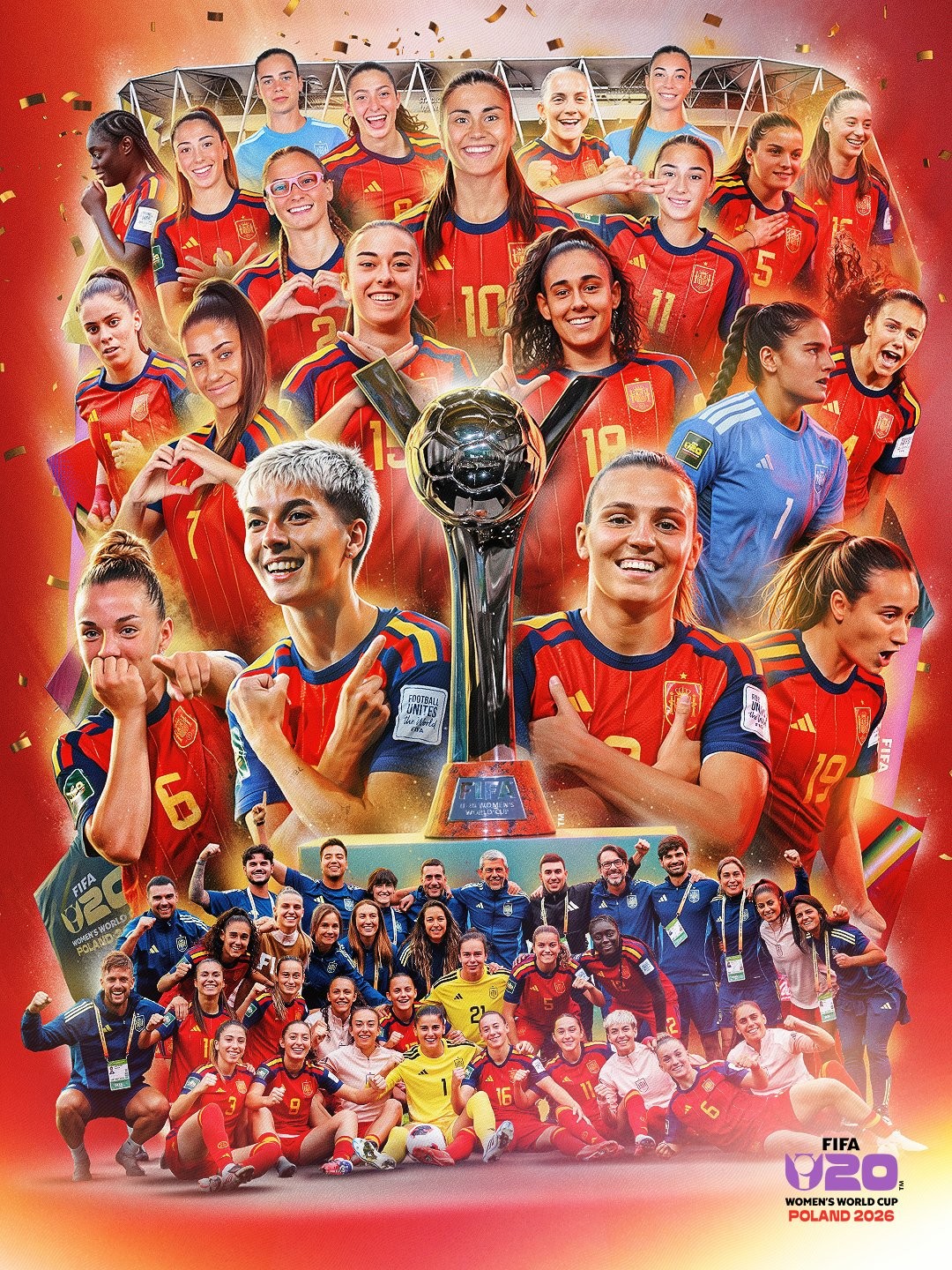 Spanyol U-20 Putri Kembali Juarai Piala Dunia, Sepak Bola Spanyol Menguasai 8 Kompetisi Bergengsi Termasuk Piala Dunia