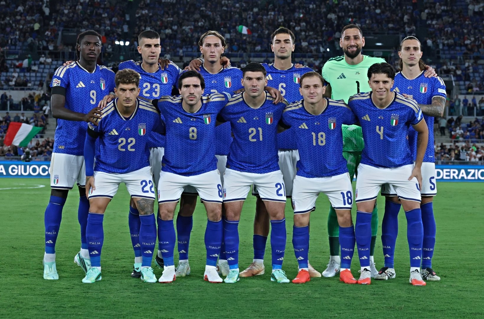 Italia mantiene su invicto histórico contra Turquía con 9 victorias y 4 empates, encajando solo 7 goles