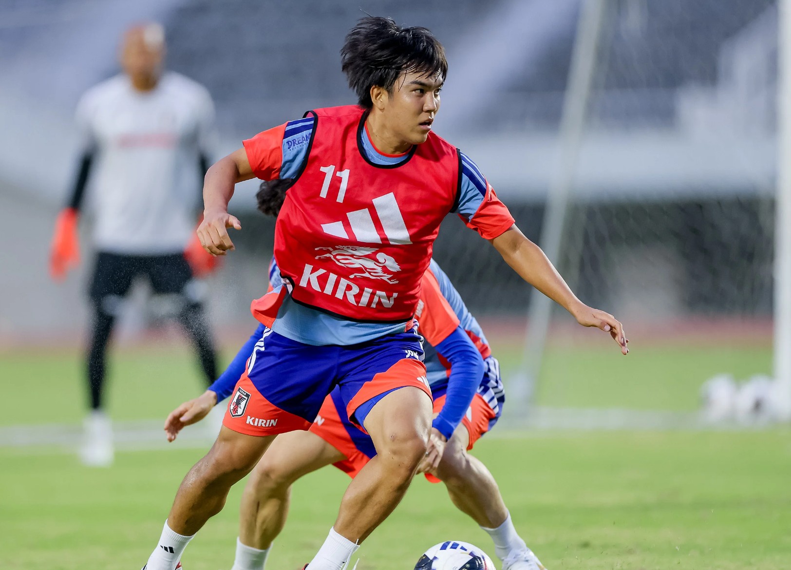 田中聡、日本代表練習参加で緊張も「自分の特徴を出したい」
