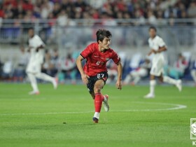 金旻洙：代表韩国国家队首秀是梦想成真，我非常紧张