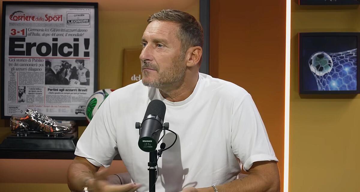 Totti: Cometí muchas tonterías, me arrepiento de cómo traté a Balotelli