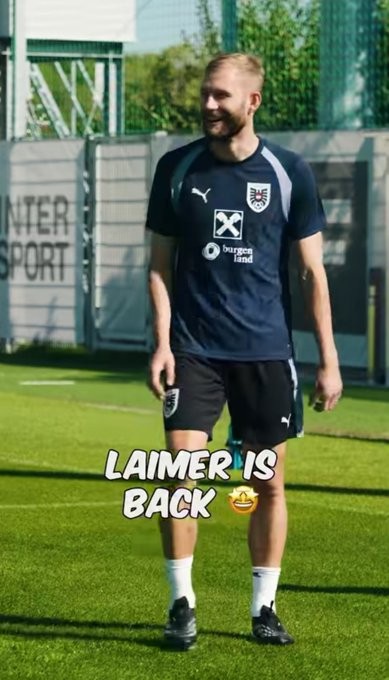 Laimer regresa a los entrenamientos con Austria y jugará contra Irlanda y Kosovo