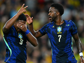 Australia 2-4 Brazil: Raphinha and Vinicius score penalties in absorbing Brisbane friendly