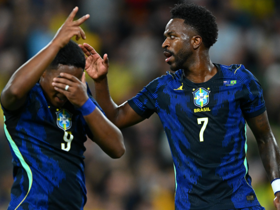 Australia 2-4 Brazil: Vinicius and Guimaraes secure victory as Raphinha & Vanderson score