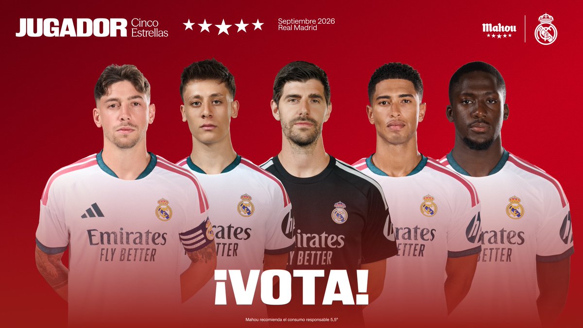 Les 5 nominés pour le Joueur du mois de septembre du Real Madrid : Valverde, Bellingham et Güler