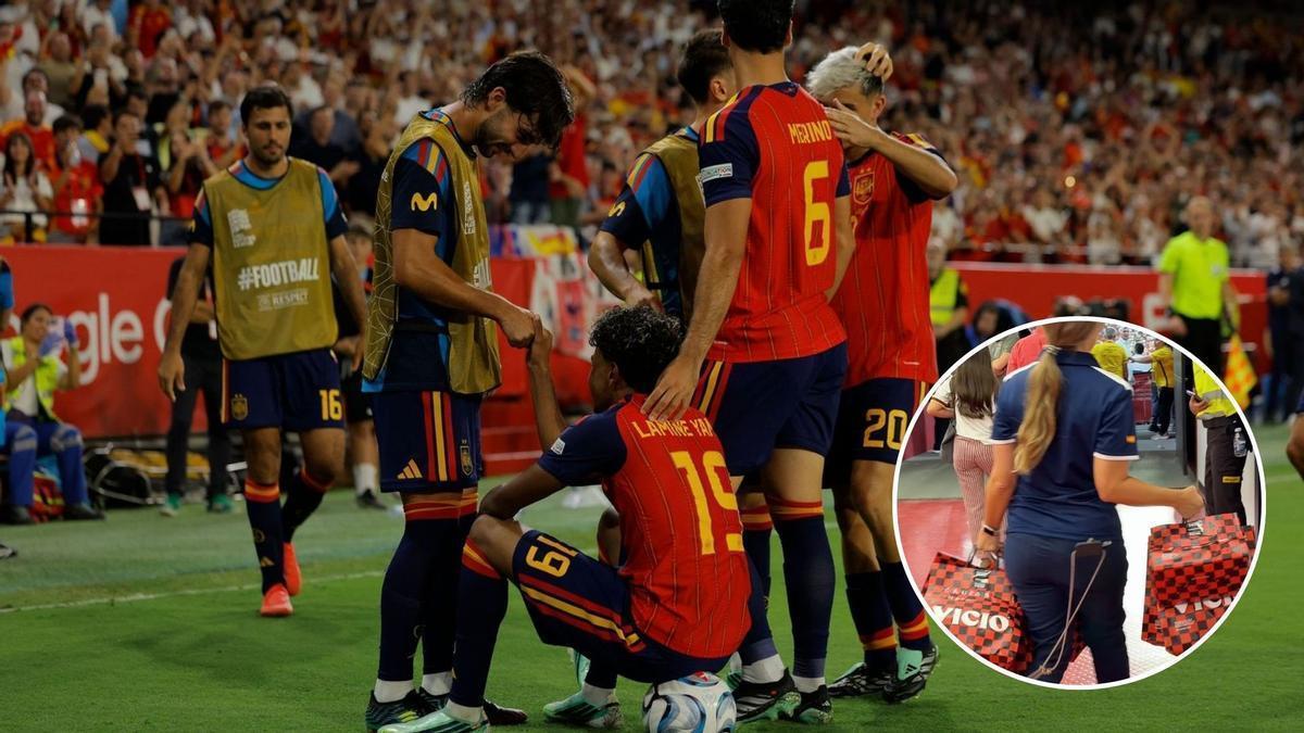 Ferrán Torres ha offerto ad ogni membro della squadra spagnola un hamburger del marchio che sponsorizza