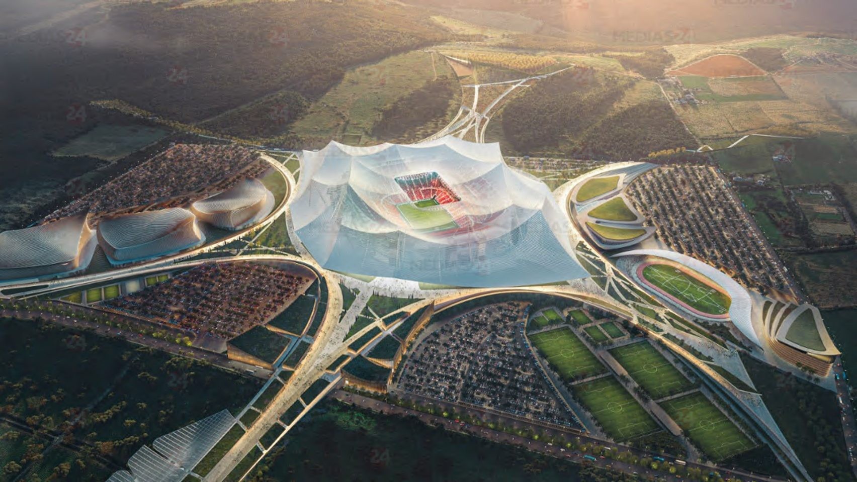 Globo Esporte: Marruecos compite con el Bernabéu por ser sede de la final de 2030 con un estadio de 115.000 asientos