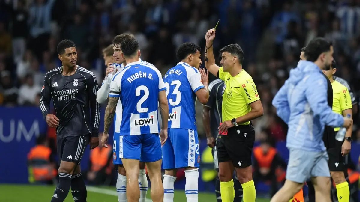 Ansa: Der spanische Schiedsrichter Gil Manzano pfeift das Spiel Frankreich gegen Italien