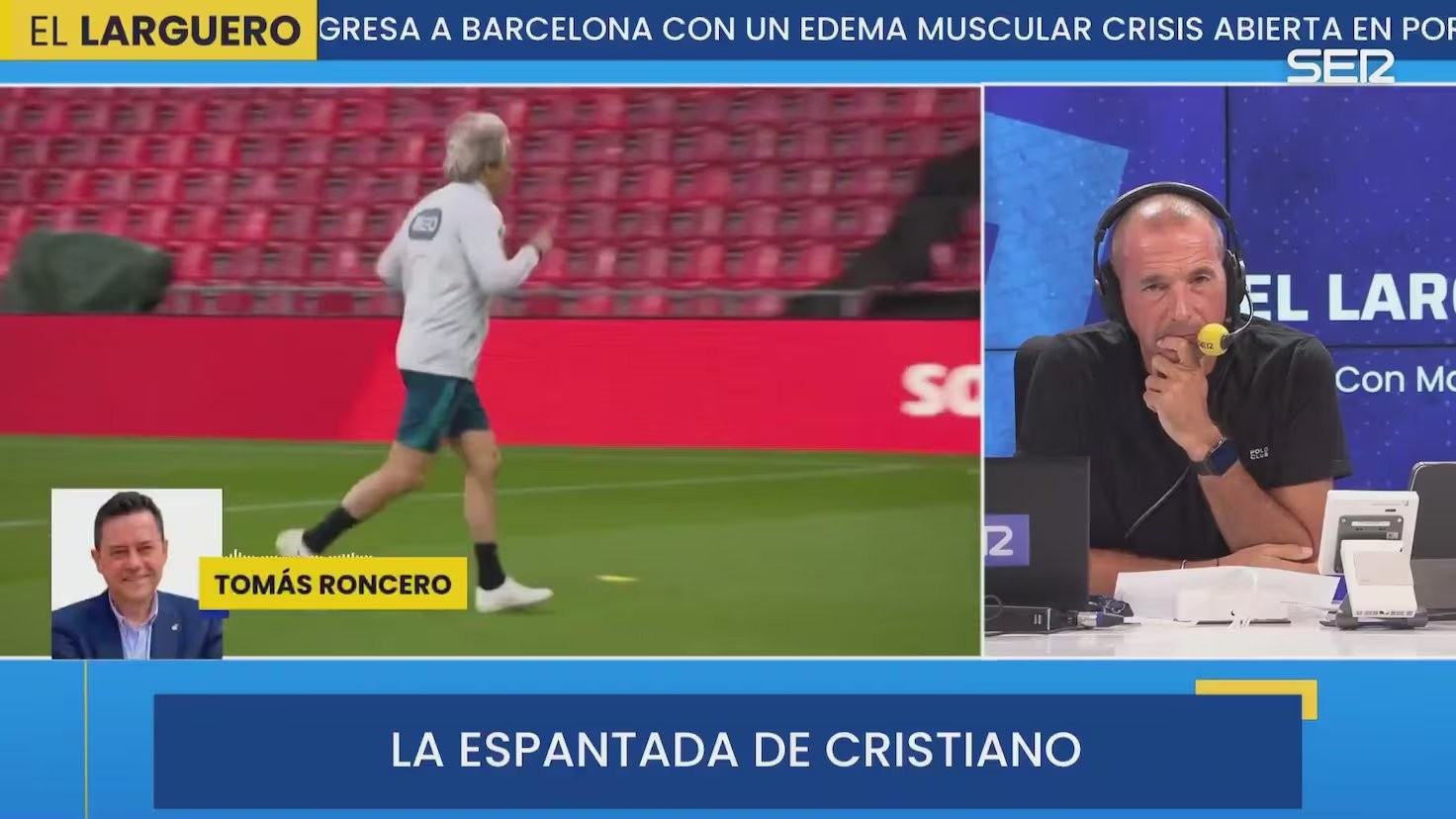 La primera reacción de Roncero tras estallar el caso Cristiano en Portugal: muy encendido