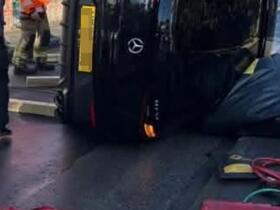 Hull City star crashes on his way to training: Car flips on quiet residential road just three weeks