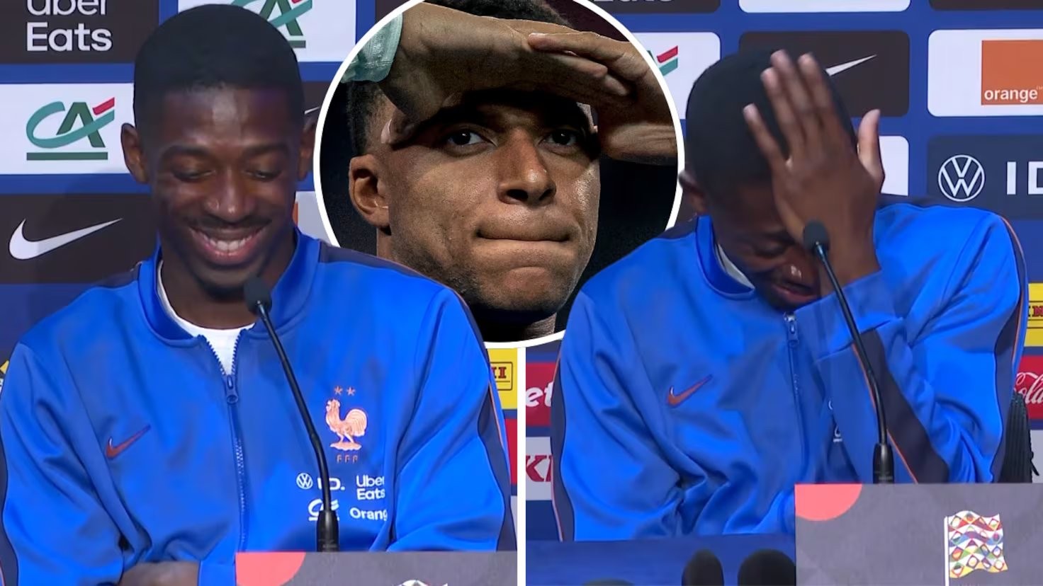 La surrealista pregunta a Dembélé sobre Mbappé: su reacción tienen que verla