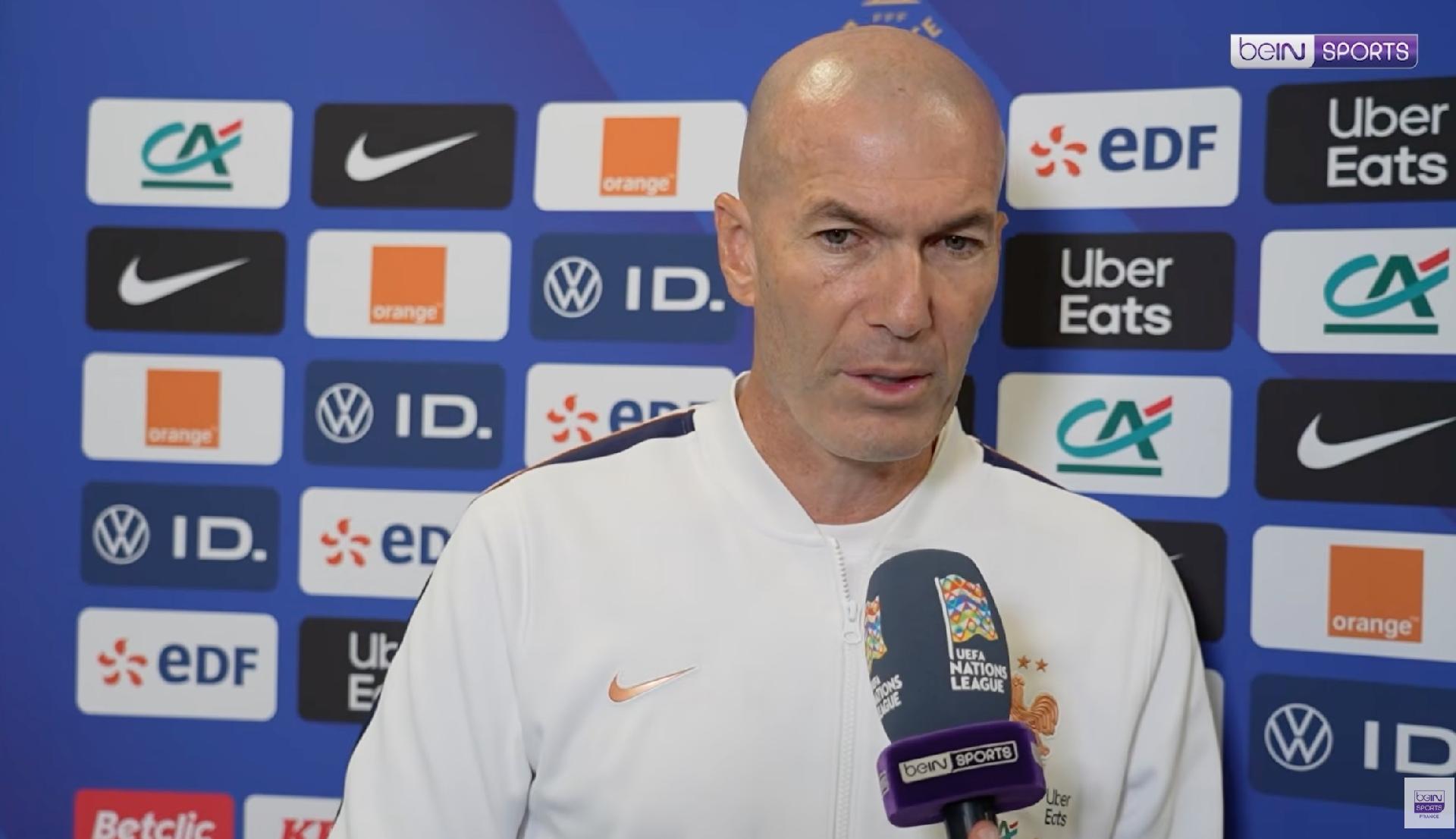 Zidane: Es ist schön, ins Stade de France zurückzukehren, ich erinnere mich noch an mein Tor beim Eröffnungsspiel
