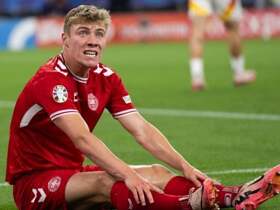 Danemark : Rasmus Høljund imite la célébration de Cristiano Ronaldo contre le Portugal
