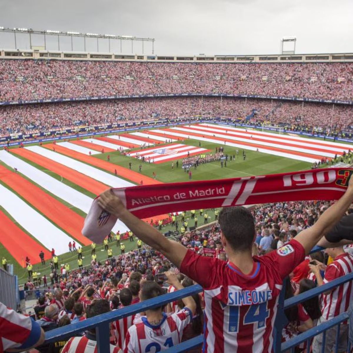 Un estadio que celebró 19 títulos de su Atlético