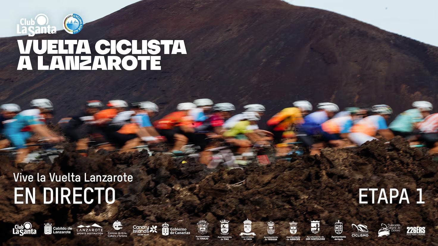 Sigue en directo la etapa 1 de la Vuelta Ciclista a Lanzarote 2026