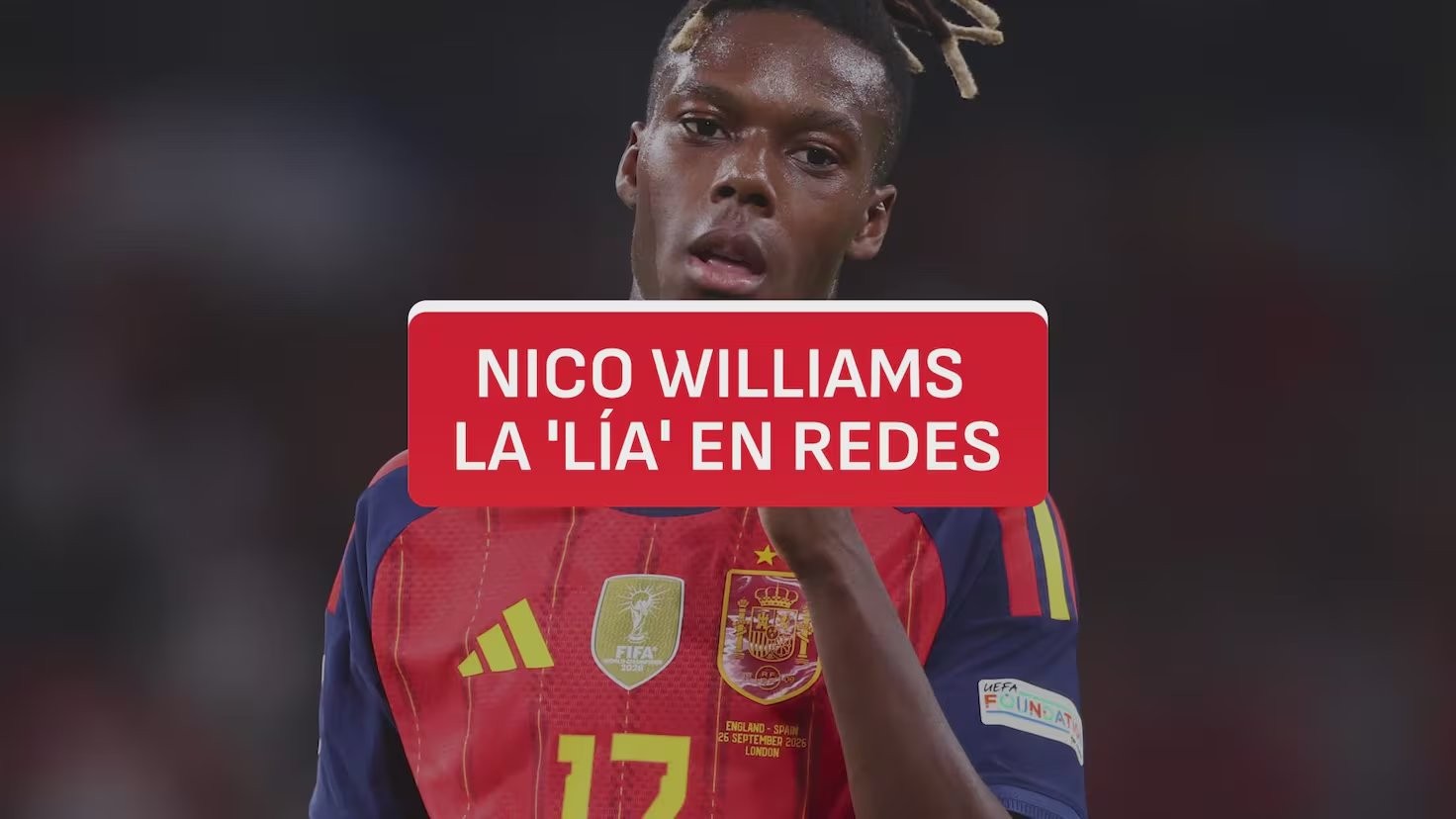 El polémico retuit de Nico Williams que encendió a los aficionados del Athletic