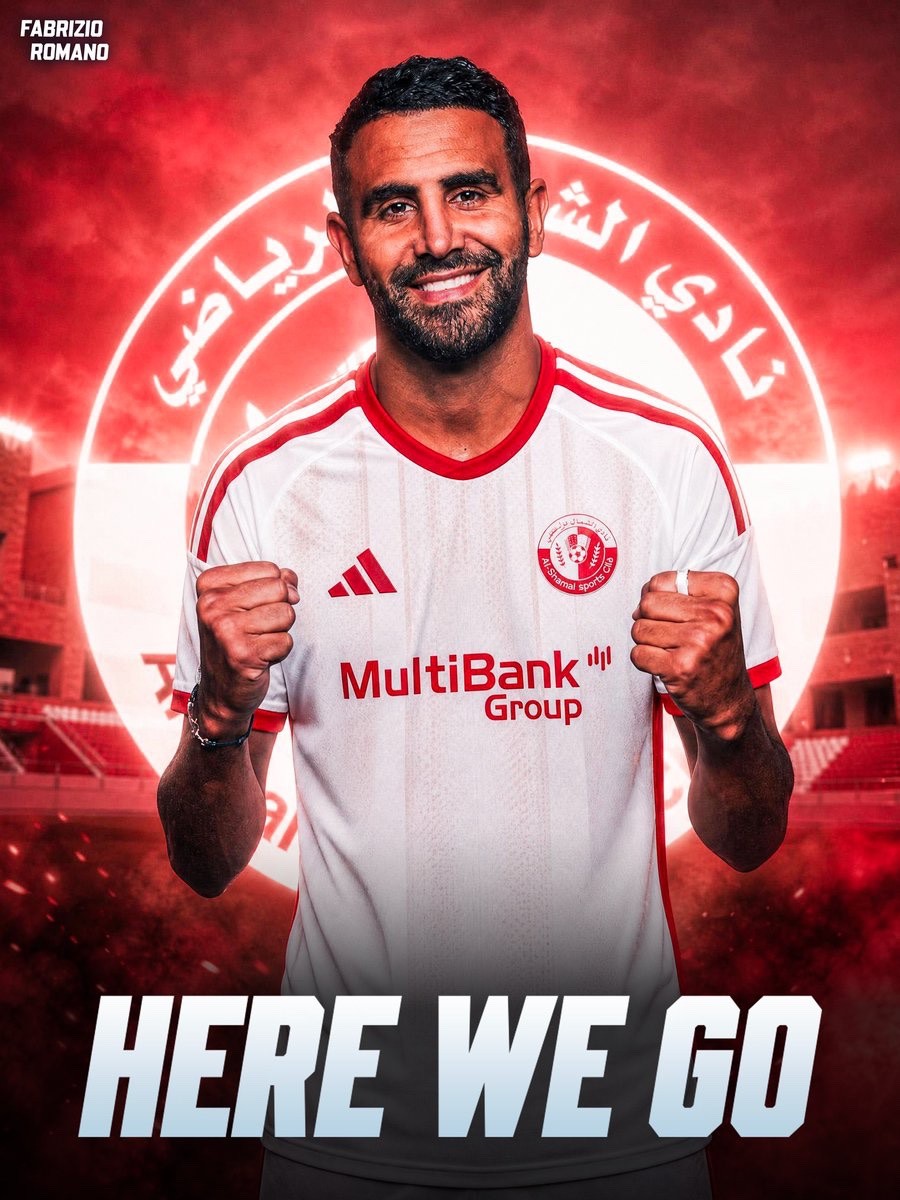 Here we go! Romano: Mahrez si trasferirà all'Al Shamal SC