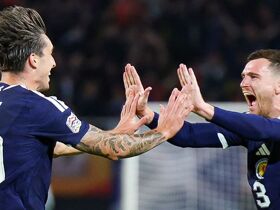 North Macedonia 0-2 Scotland: Sebastien Pocognoli earns first win as captain Andy Robertson hits 100 caps