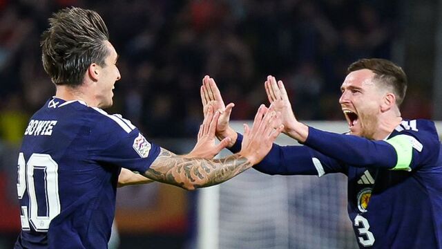 North Macedonia 0-2 Scotland: Sebastien Pocognoli earns first win as captain Andy Robertson hits 100 caps