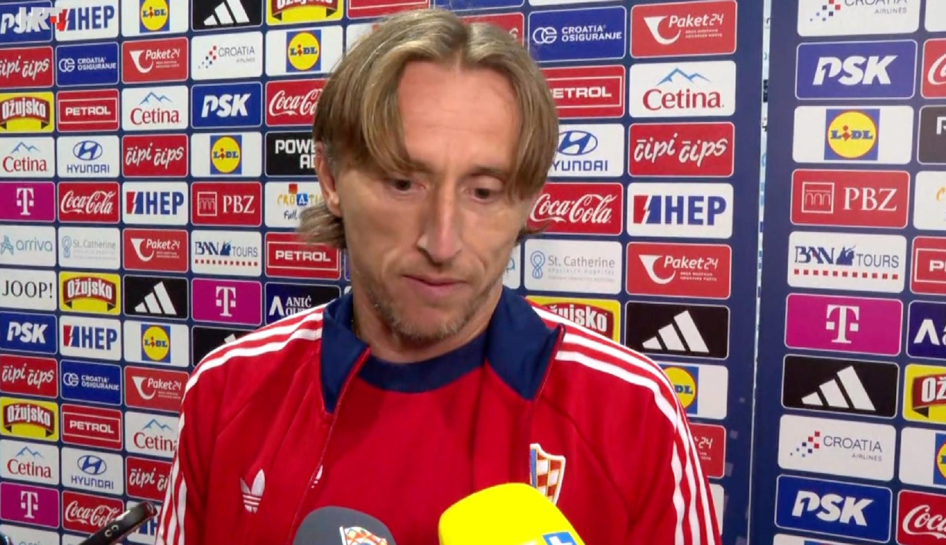 Modrić: En veinte años con Croacia, es la primera vez que siento vergüenza después de un partido