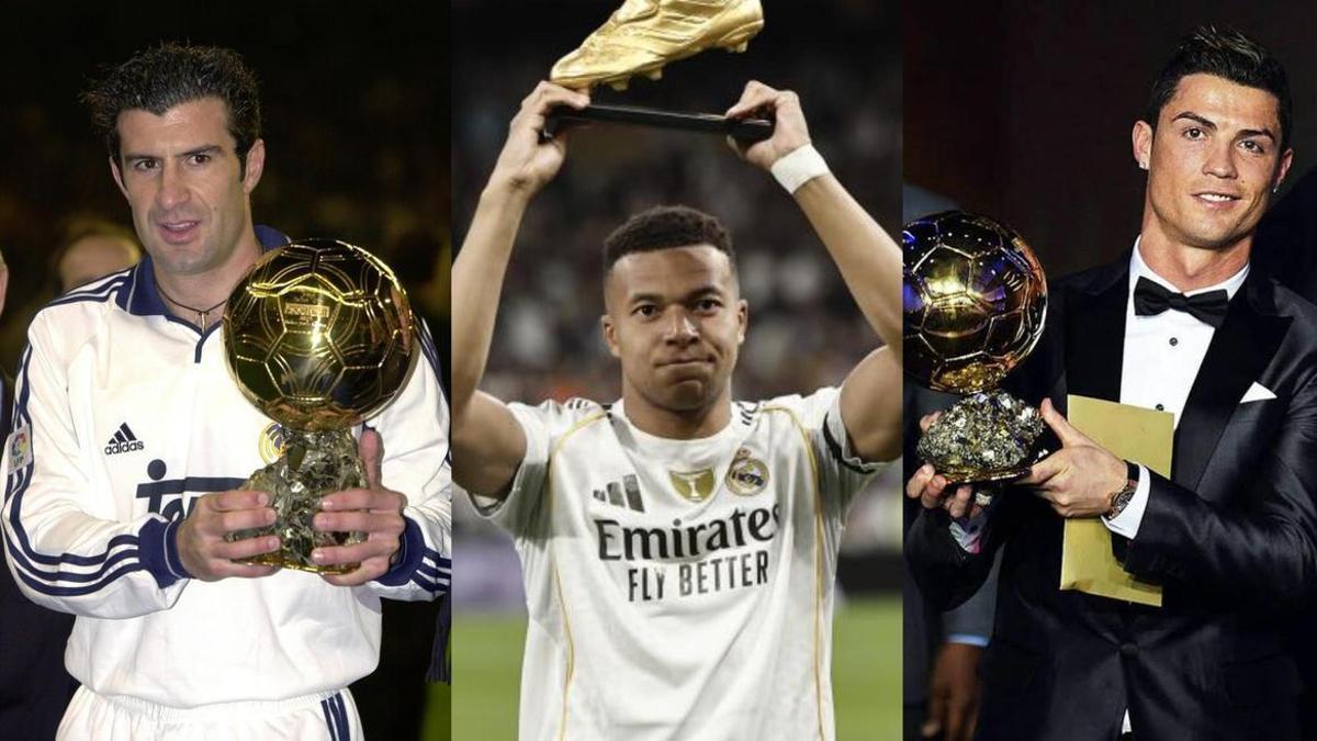 Sport: Mbappé ohne Titel im Rennen um Ballon d'Or – Figo und Cristiano Ronaldo gewannen Trophäe ohne Meisterschaft