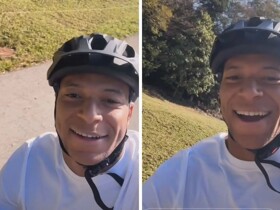 西媒：姆巴佩晒骑车，被视为挑战穆帅“球员不能骑车”的言论