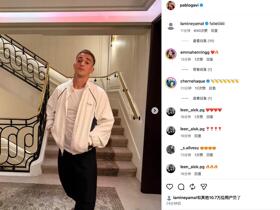 加维晒寸头新造型，亚马尔评论：帅哥啊