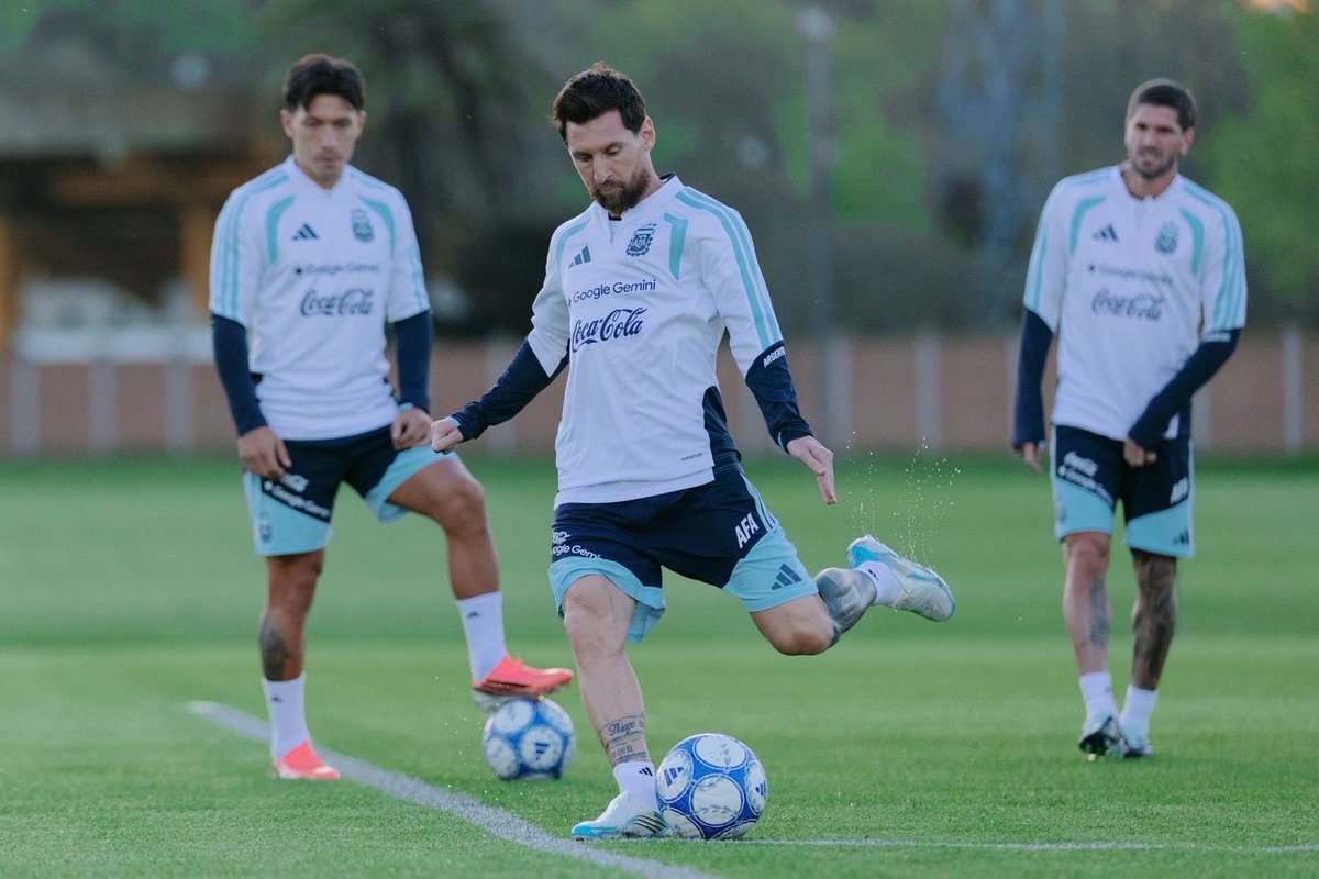 Argentina pubblica foto dell'allenamento di Messi in vista del suo addio alla nazionale