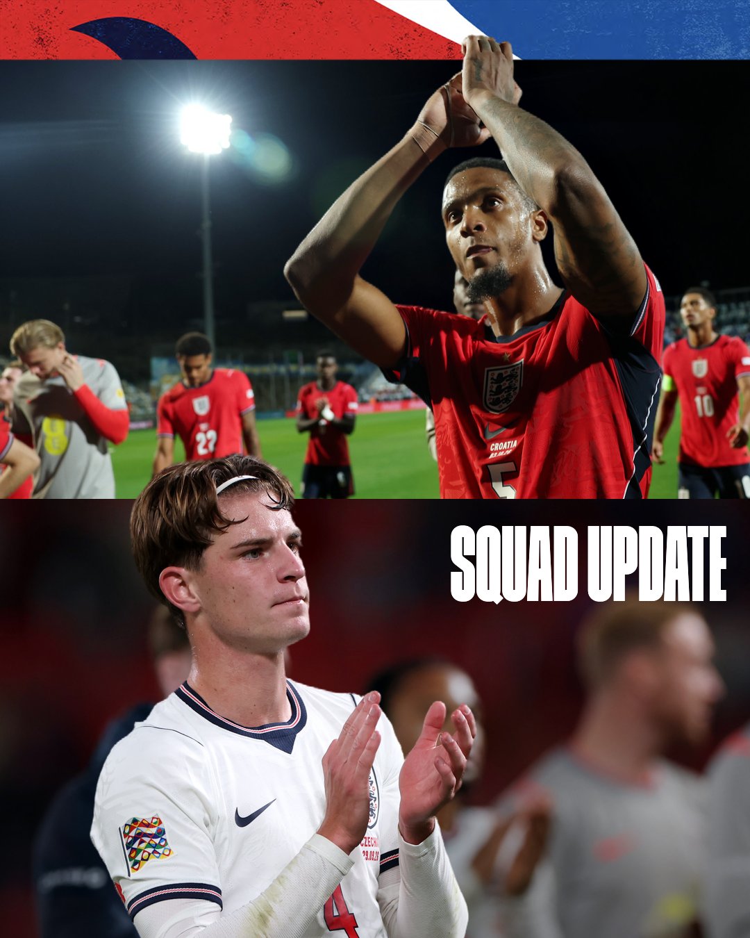 Oficial: Konsa e Scott deixam a seleção da Inglaterra e retornam aos clubes para avaliação