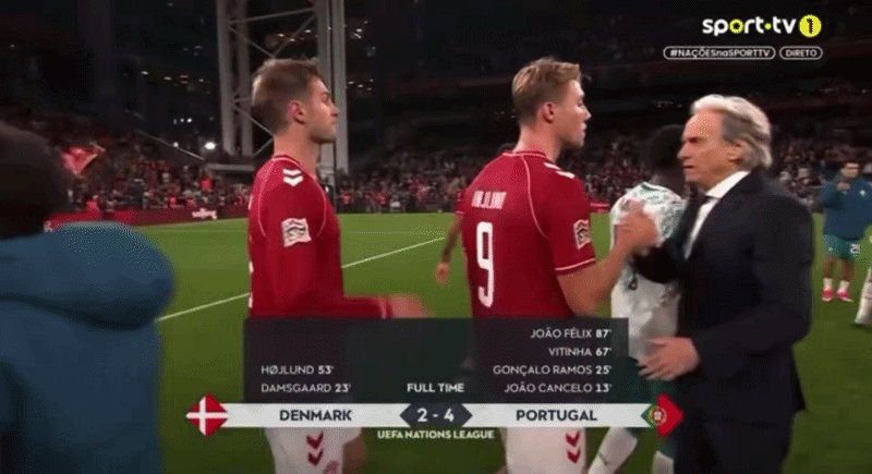 Højlund: Jorge Jesus ignored me after the match, that's not sportsmanship