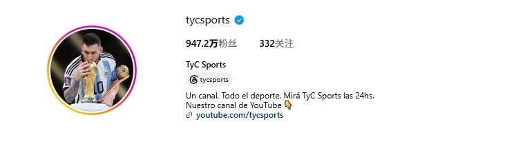 TyC Sports remplace sa photo de profil par celle de Messi et ne publie que des actualités le concernant à partir de minuit, heure locale