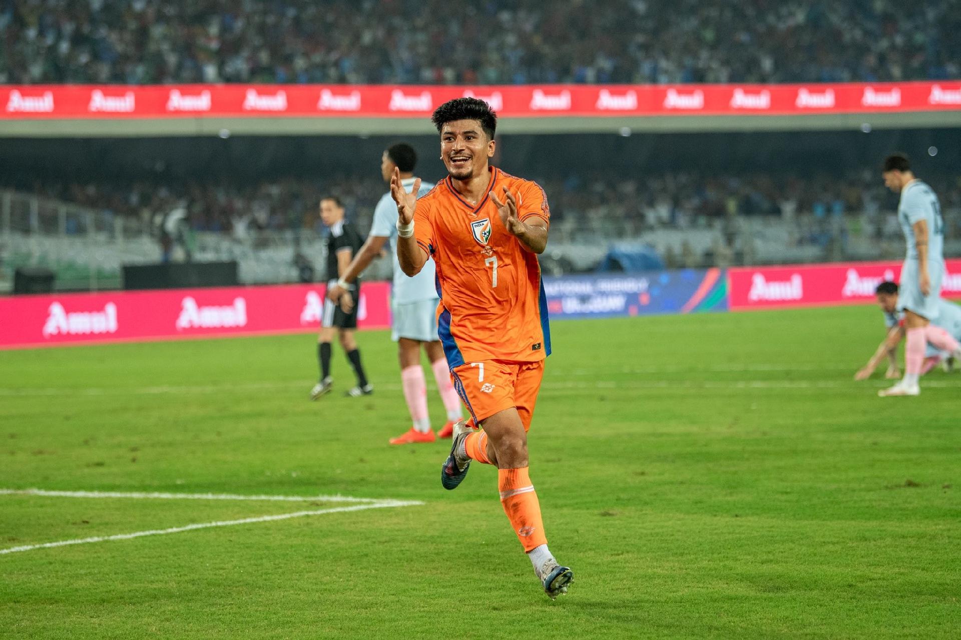 อินเดียยิงได้ 1 ประตู แม้พ่ายบราซิล 0-4 และอุรุกวัย 1-6 ในเกมอุ่นเครื่อง