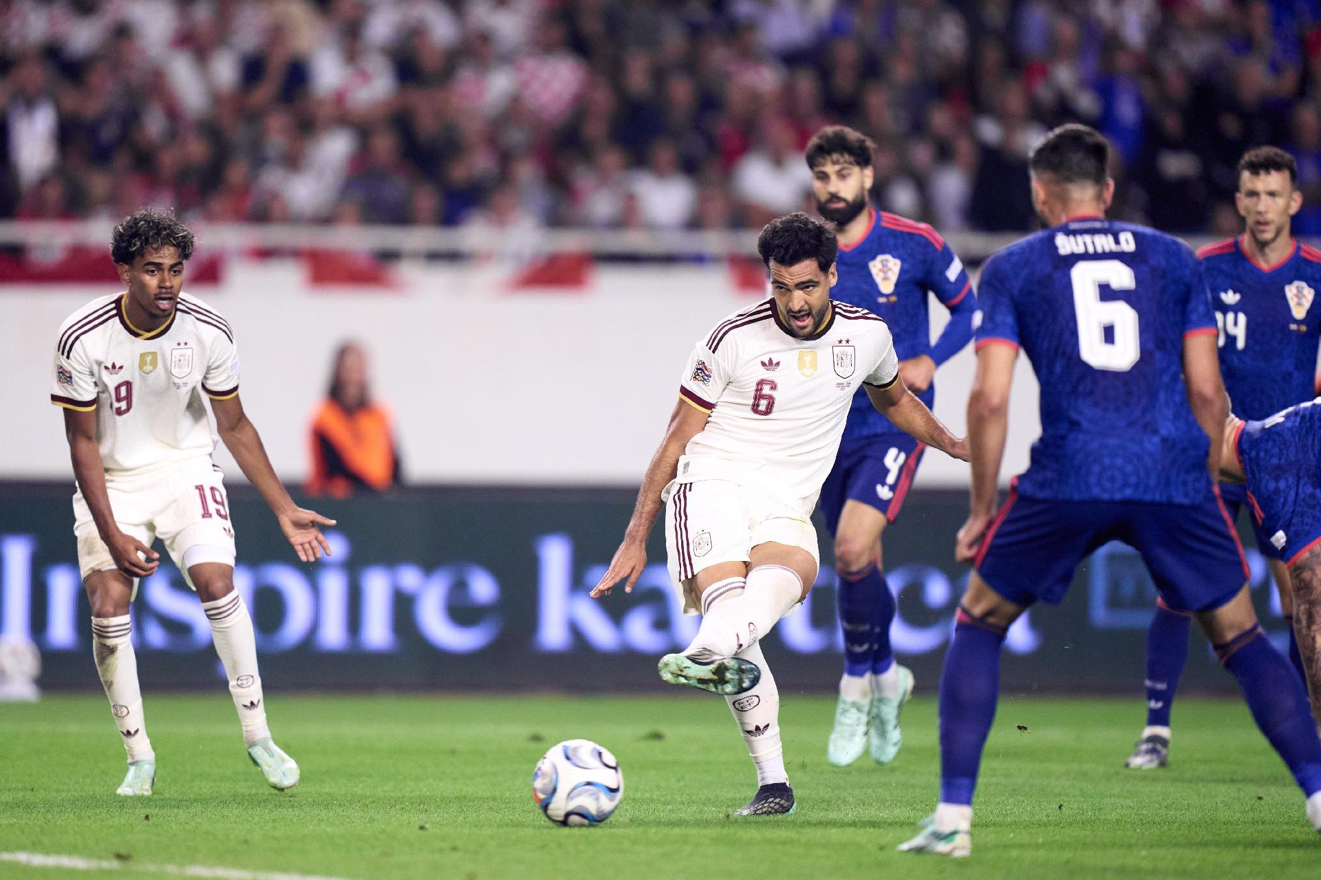 Merino lleva 7 goles como suplente con España, solo cuatro jugadores tienen más