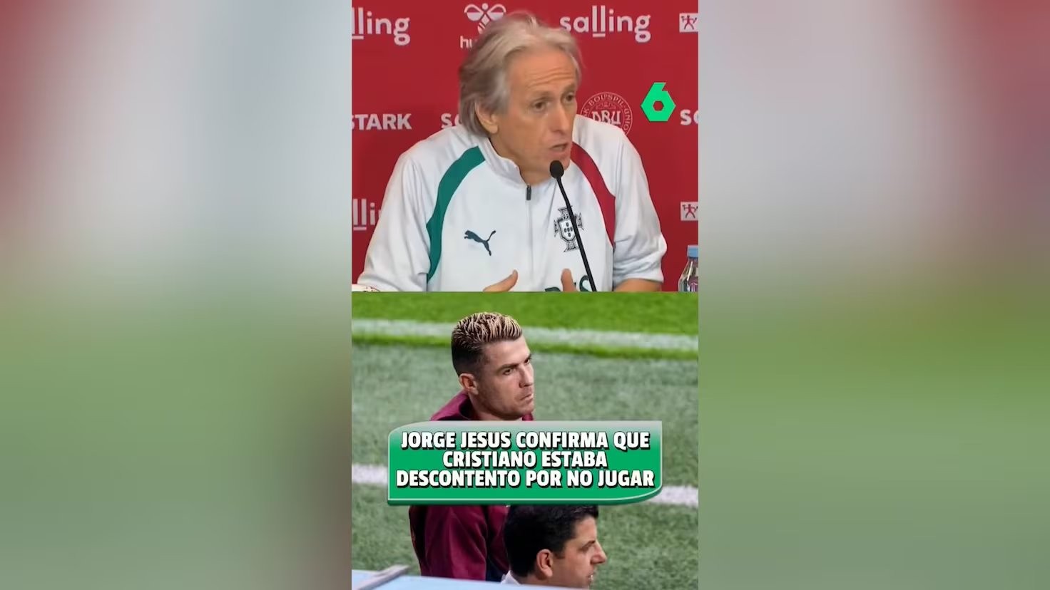 El “rintintín” es más que evidente: así dijo Jorge Jesús la frase de Pelé y Maradona que, según Cristiano, pac