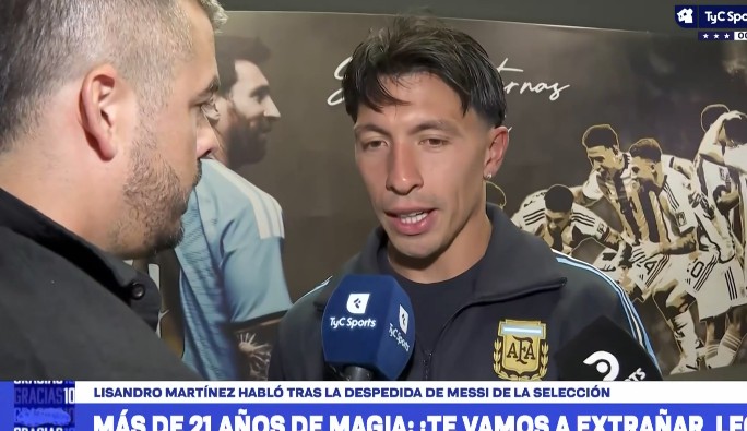 Martínez: Wir haben in diesem Spiel gelitten, ich liebe Messi von ganzem Herzen