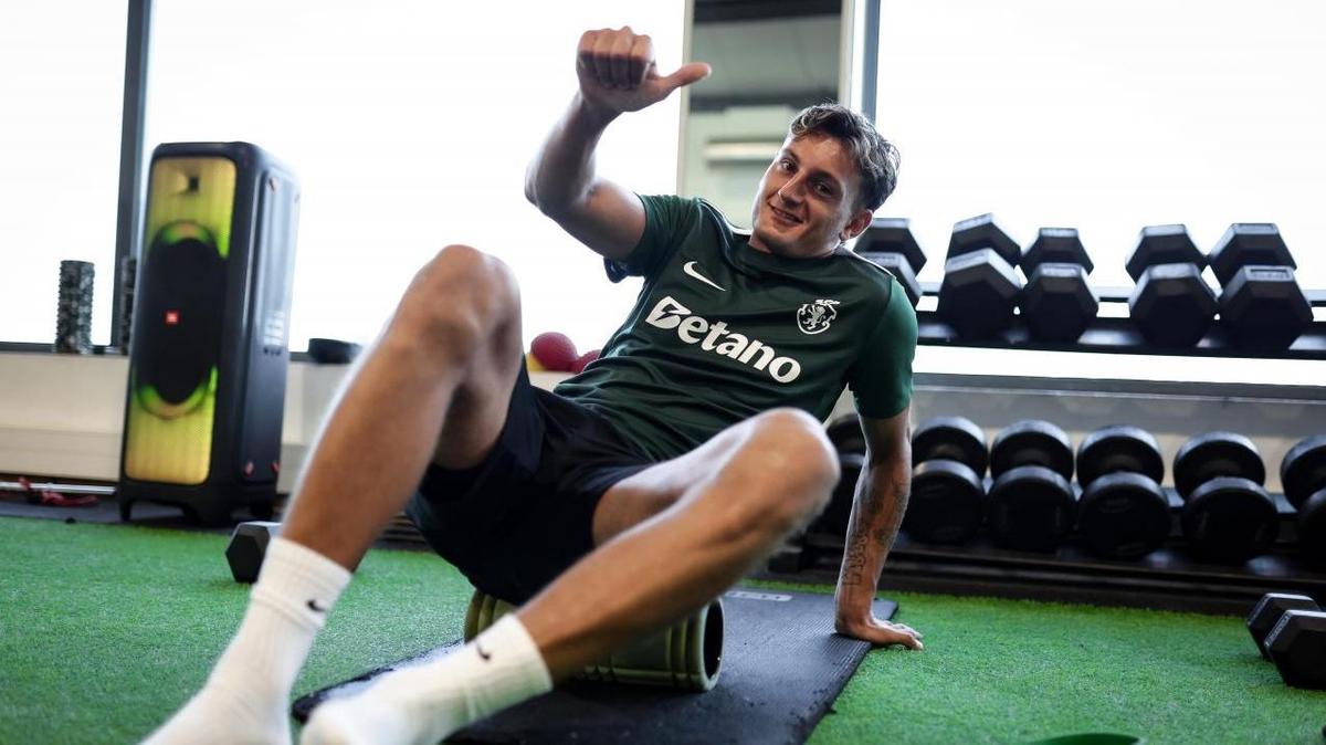 Joven promesa del Sporting Lisboa: "Quiero ser compañero de Cristiano Ronaldo, su impacto es enorme"